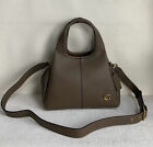 New Coach Lana Shoulder Bag  Dark Stone Grey Outlet With Tags