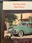 Green 1939 Desoto Sedan - Vintage Original Print Ad   Garage Wall Art - Clean