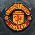 Manchester United Cap Hat Junior Black Adjustable Nwt