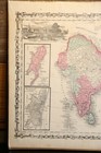 Vintage 1863 Civil War Atlas Book Map Antique Original Johnson Map British India