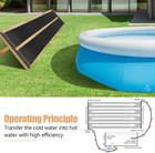 2 5ft X 10ft  20ft Solar Pool Heater For Above Ground Pool Inground Pools  Swimm