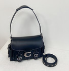 Coach Ct721 Cargo Soft Tabby Shoulder Bag Grain Leather Black Outlet New