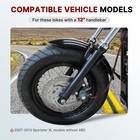 Brake Line Clutch Cable For 2007-2013 Harley Sportster Xl No Abs With 12 In Bar