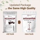 Astaxanthin 12mg  120 Softgels   Supports Eye   Joint Health Supplement
