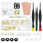 Eyeglass Repair Kit With Screws  Nose Pads   Precision Screwdriver Set - High Co