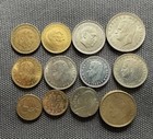 Spain          Lot Of 12  World Foreign Coins