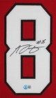 A  J  Green Autographed   Framed Red Georgia Jersey Beckett Certified