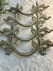 11 Pc French Provincial Brass Drawer Pulls Knob Handles Distressed White Paint