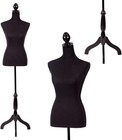 Manikin 60   -67   height Adjustable Female Dress Model Display Torso Body Tripod   