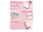 Women   s Pink 3-head Foil Body Shaver Wet dry Waterproof Model 588