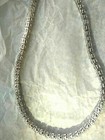 14k White Gold Plated Women s 4mm Round Cut Vvs1 Moissanite 18  Tennis Necklace