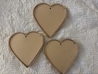 Vintage Homeco Heart Shaped Frames Wall Decor Pink Coquette With Bow  Set Of 3