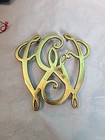 George Washington Brass Cypher Trivet Virginia Metalcrafters Bicentennial 1776 