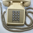 Vtg Western Electric  at t  Bell System Beige Push Button Desk Phone Telephone