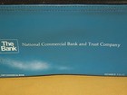 Vintage National Commercial Bank   Trust Company  Vinyl  Bank Deposit Bag