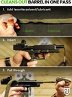 Bore Cleaner Gun Cleaning Kit For 12ga   5 56   9mm Gun Cleaning Snake  Gun