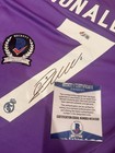 Cristiano Ronaldo Real Madrid  7 Signed Purple Jersey Bas Coa Final Cardiff 2017
