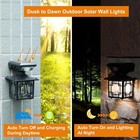 Solar Power Wall Light Outdoor Garden Motion Sensor Lamp Led Waterproof Lantern