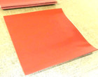Silicone Rubber Sheet  Hi-temp Red 1 16  thick X 9  X 12  Rect  60d Std U s a 