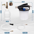 3l Pneumatic Brake Bleeder Kit  One Person Operation  16 Adapters