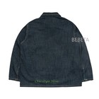 1920s Vintage Us Army Blue Denim Coat Work Uniforms Punk Pullover Shirt Jacket