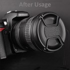 6xpcs Plastic Snap-on 49mm Front Lens Cap Covers For Canon Nikon Slr Dslr Camera
