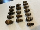17 Vintage Antique Cast Iron Cannon Ball Top Finial Some Threaded For Door Hinge