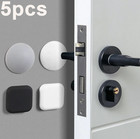 5pcs Silicone Door Stopper Bumper Pads Self Adhesive Wall Protector
