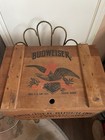 Vintage Anheuser-busch Budweiser Wooden Beer Brate Box St  Louis Mo 1876 1976