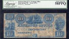 18__  10 Holly Springs  Ms Mcewen   King Obsolete Bank Note Legacy 58 Ppq