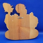 Vtg Folk Art Bathroom Wall Decor Saturday Night Bath Senior Couple In Clawfoot