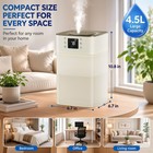 Kto 4 5l Humidifiers For Bedroom Large Room Cool Mist Top Fill Quiet
