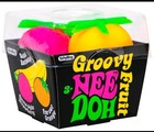 Needoh The Groovy Glob 2 5-inch Small Stress Ball Pack Of 3 Fruit      