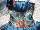Dance Ballet  Dress Leotard -sz Child M-midnight Blue-4 Layer Skirt--abstract