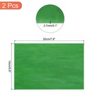 2 Pcs Bright Green Stained Glass Sheet Mosaic Tile 7 9 X 5 9 Inch