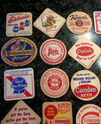 Lot Of  18  Vintage Beer Coasters  american  1950 s-1970 s