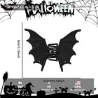 Halloween Bat Hair Clips For Women French Metal Bat Hair Claw Clips Matte Black