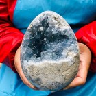 4 62lb Natural Blue Celestite Geode Quartz Crystal Mineral Specimen Healing