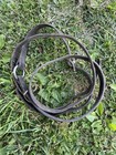 1  Thick Flat Leather Running Martingale Full Horse Size Vintage Used Tack