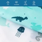 Crib Sheets 2 Pack Fitted 52 x28  Soft Breathable Baby Bedding Dinosaurs   Ocean