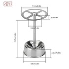 Stainless Steel Toothbrush Holder Toothpaste Stand Bathroom Household Freestand