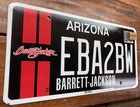 Beautiful 2020 Base Arizona Barrett Jackson Auto Auction License Plate  Eba2bw