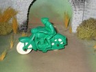 Mint Condition Vintage Auburn Rubber Cop On Motorcycle-1950