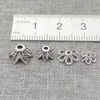925 Sterling Silver Flower Bead Caps Spacers For Bracelet Jewelry Making