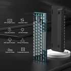 60  Mechanical Gaming Keyboard  Led Backlit  68 Keys  Blue Switch  Wired  Gre