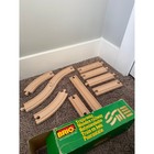 Brio Vintage Wooden Railway Accessory Track Set 3343 31405 1 Made In Sweden 8pc