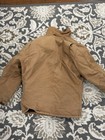 Carhartt Men s Brown Work Jacket Coat W  Logo Patch - Jacket Style Outerwear