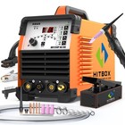 Hitbox 5in1 Aluminum Ac Dc Tig Welder Pulse hf 200a Mma Tig Welder   Foot Pedal