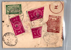 1941 Kaboul Afghanistan Airmail Censored Ink Stain Cover To New York Ny Usa