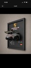 Porsche Gt3 Rs 2024 3d Framed Wall Sign  Black gray Reproduction
